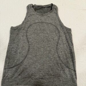 Lululemon Gray Sleeveless Athletic Tank Top